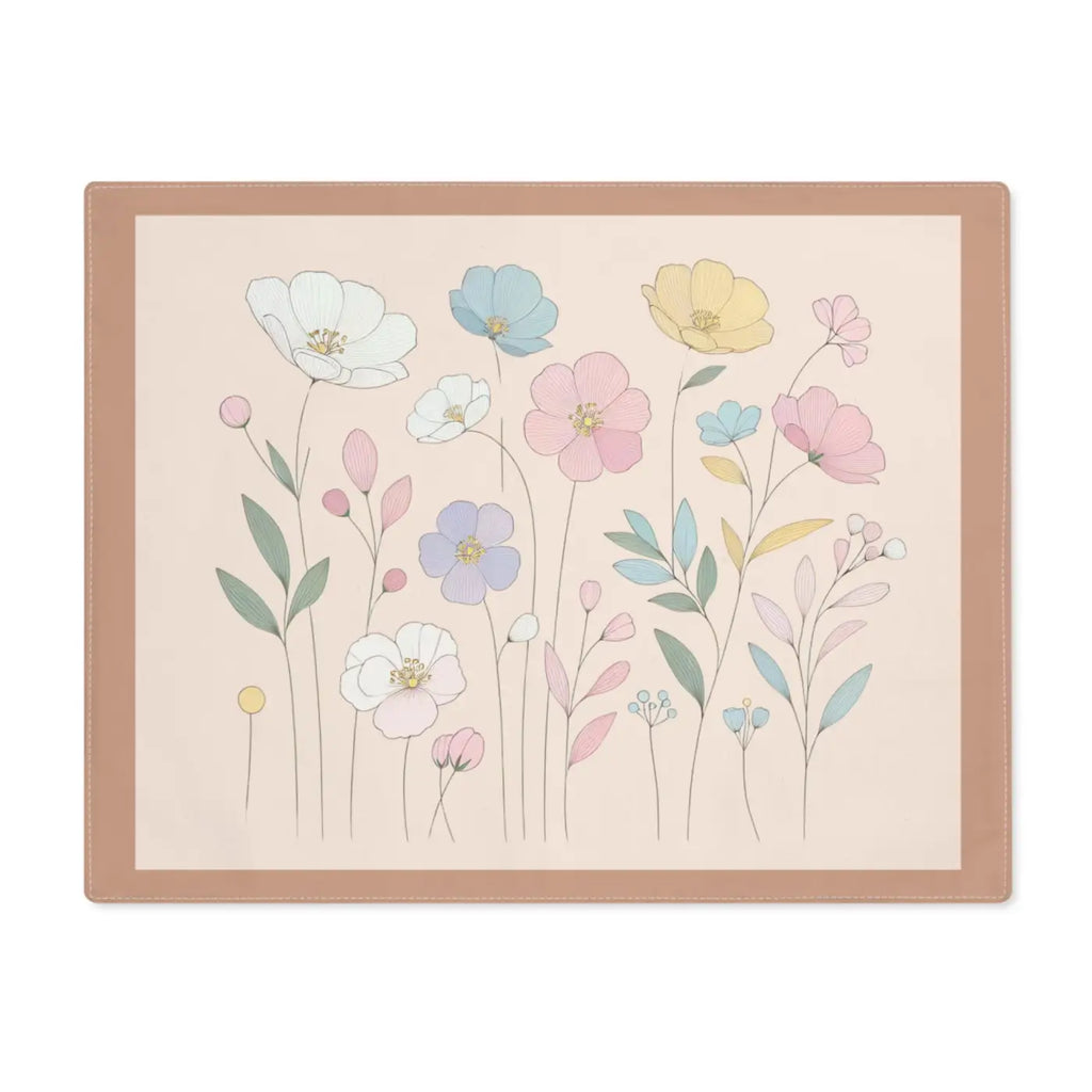 Spring Flowers Placemats - Eco-Friendly Gifts for Her - DipaliZ