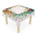 Spring Flowers Square Tablecloth - Vibrant Dining Decor - DipaliZ
