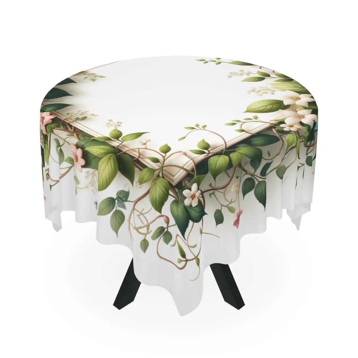 Spring Flowers Tablecloth - Garden Dining Decor - DipaliZ