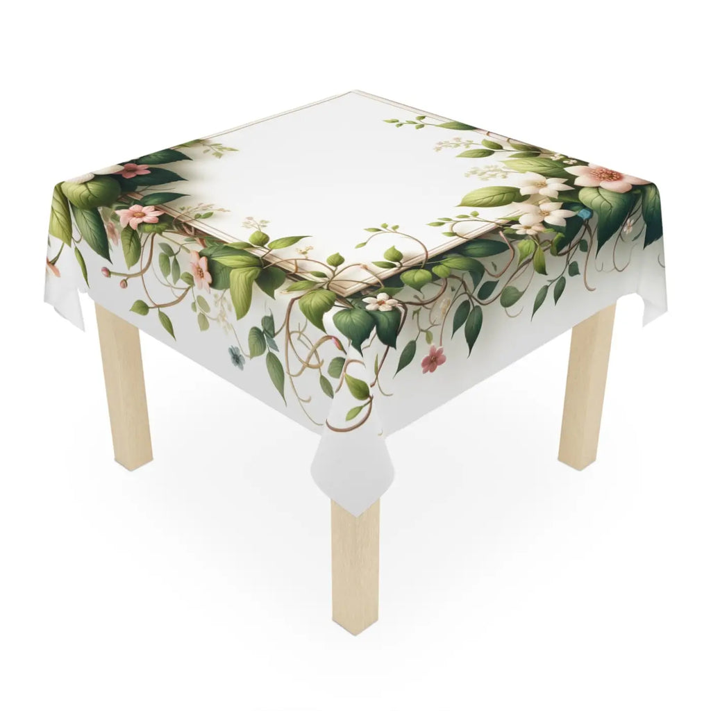 Spring Flowers Tablecloth - Garden Dining Decor - DipaliZ