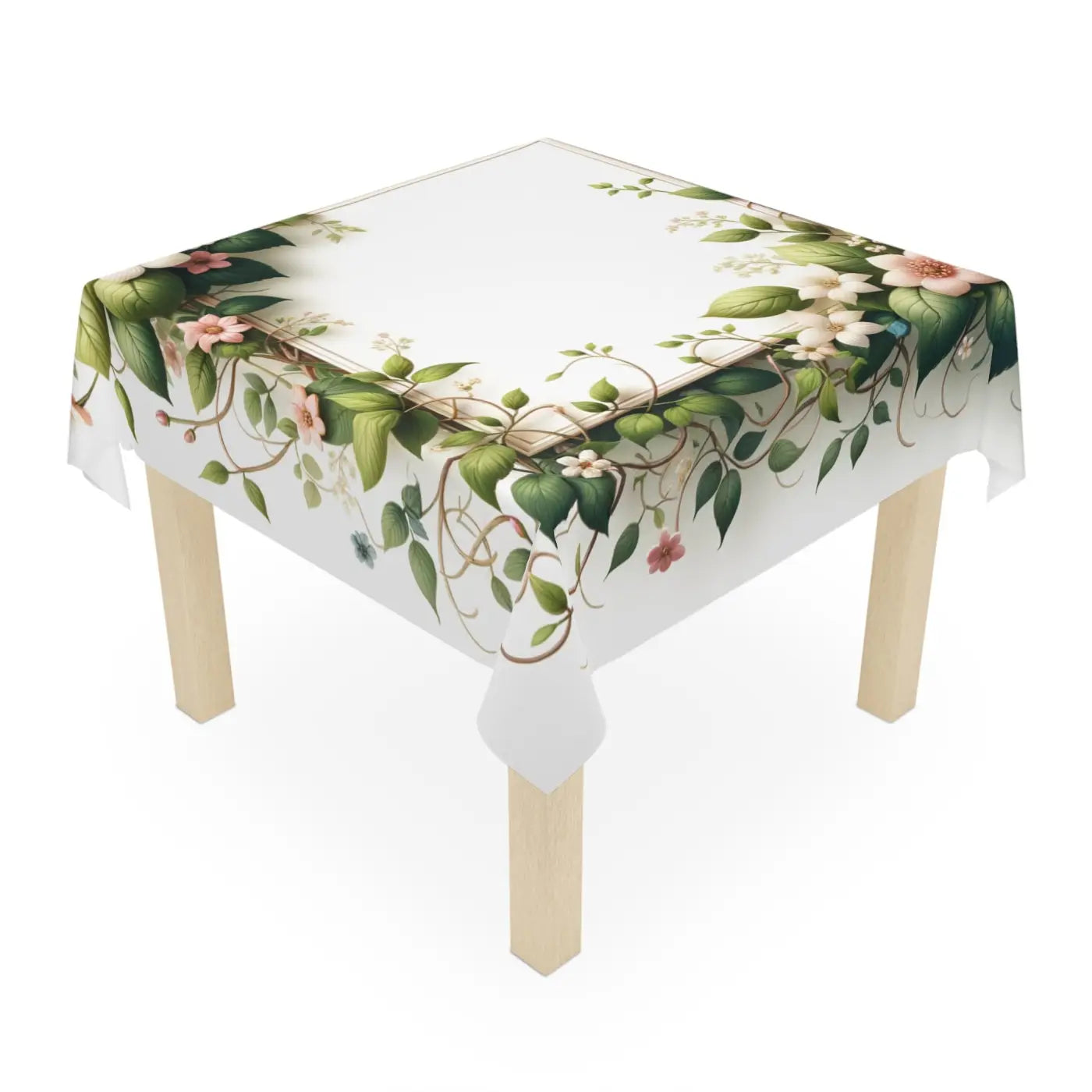 Spring Flowers Tablecloth - Garden Dining Decor - DipaliZ