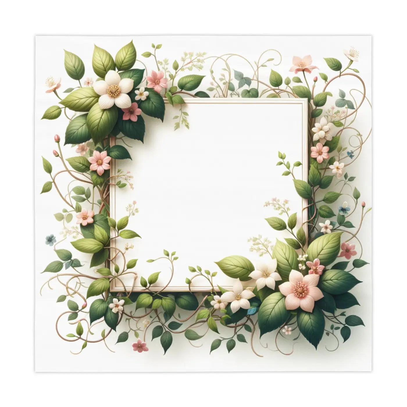 Spring Flowers Tablecloth - Garden Dining Decor - DipaliZ