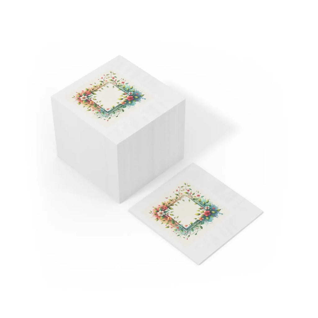 White Coined Napkins - Elegant Table Decor - DipaliZ