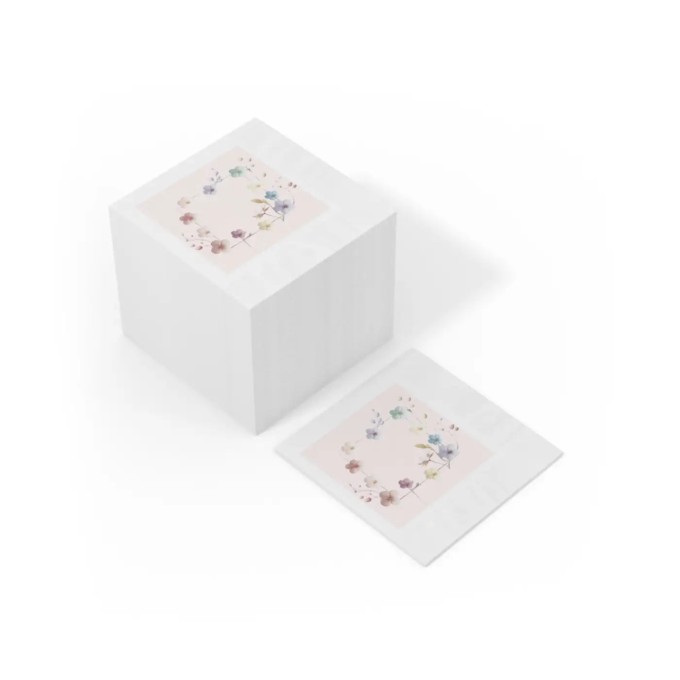 White Coined Napkins - Three Ply Party Essential - DipaliZ