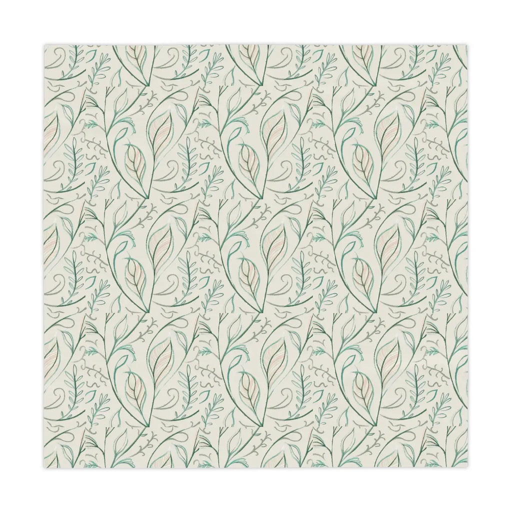 Spring Foliage Tablecloth - Polyester Dining Decor - DipaliZ