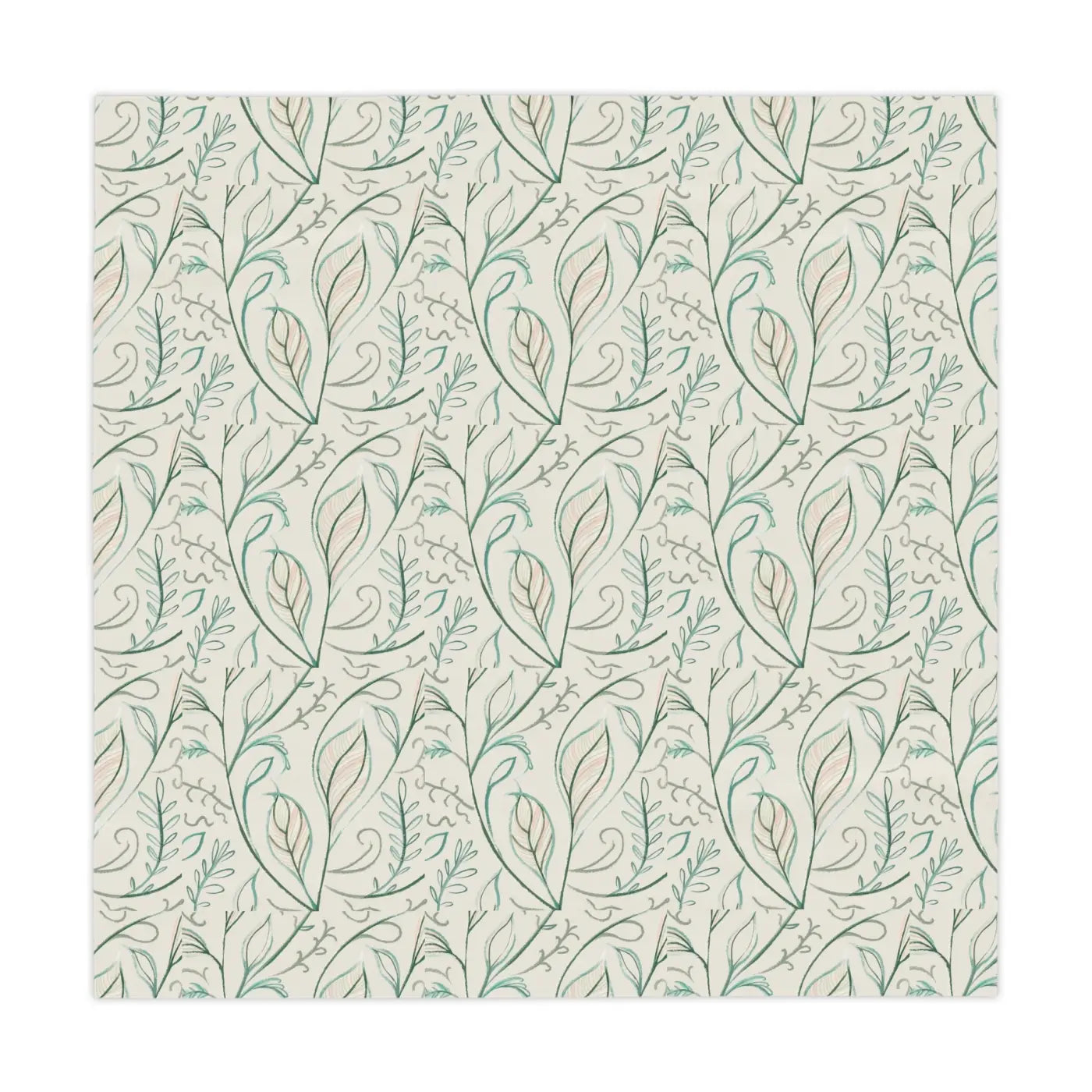 Spring Foliage Tablecloth - Polyester Dining Decor - DipaliZ