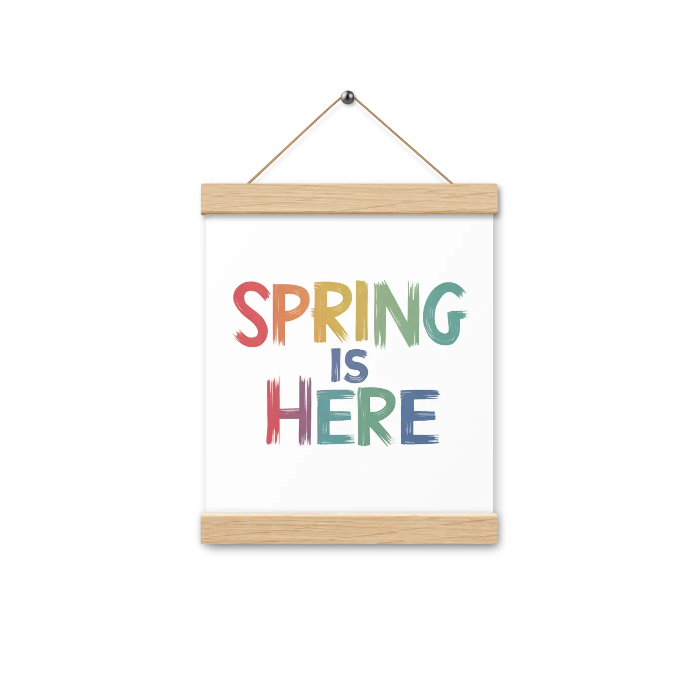 Spring Poster With Hanger - Fresh Wall Art Decor - DipaliZ