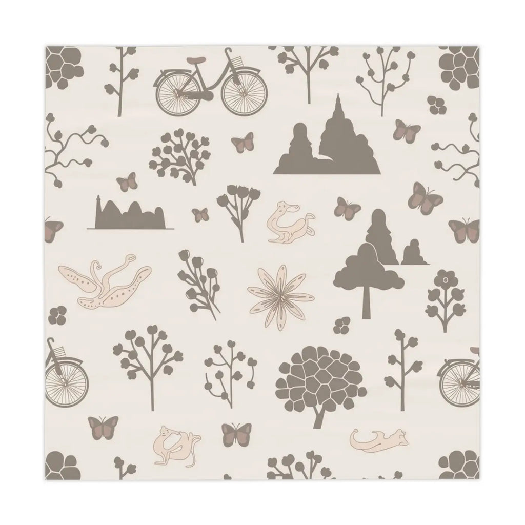 Natures Beauty Tablecloth - One Sided Print Design - DipaliZ