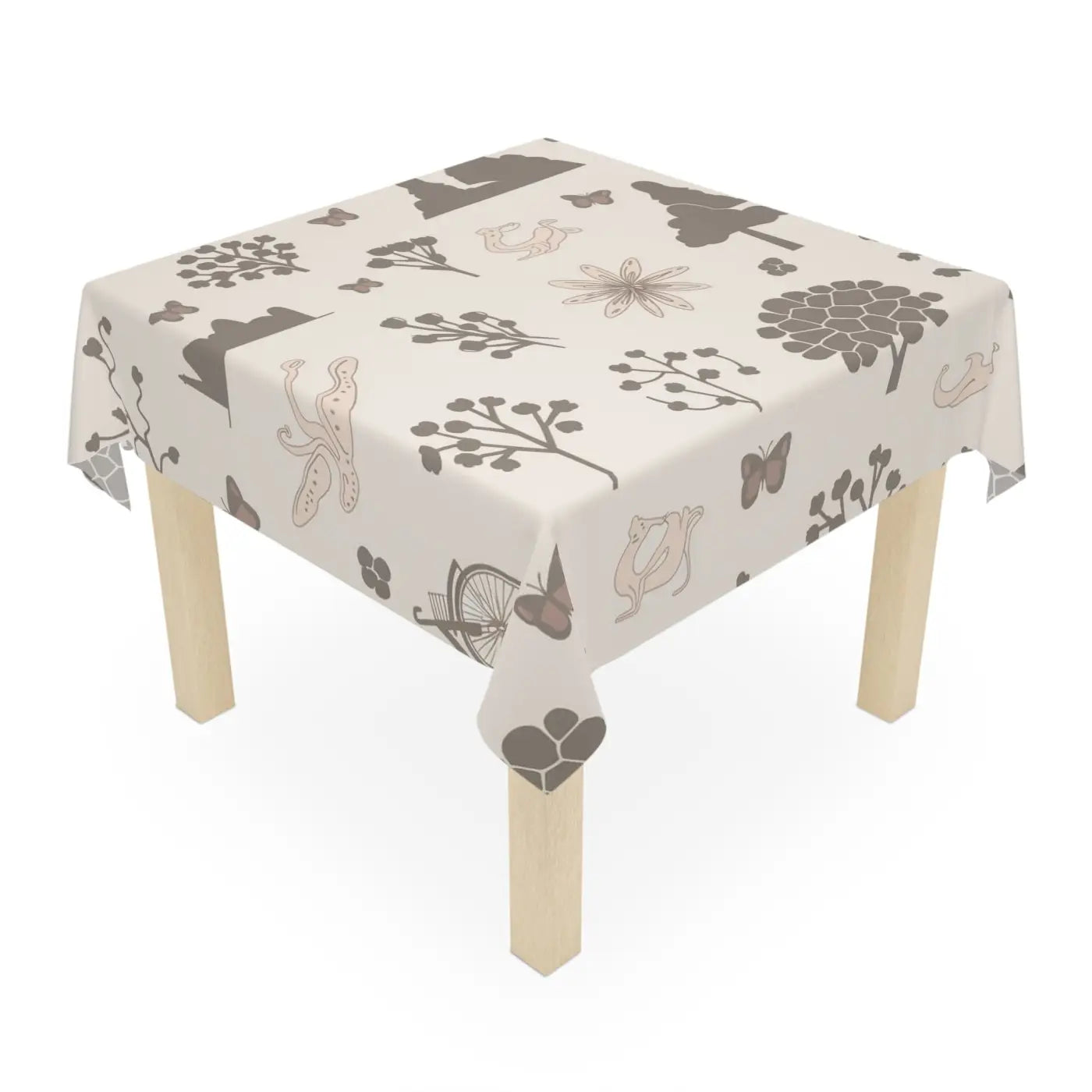 Natures Beauty Tablecloth - One Sided Print Design - DipaliZ