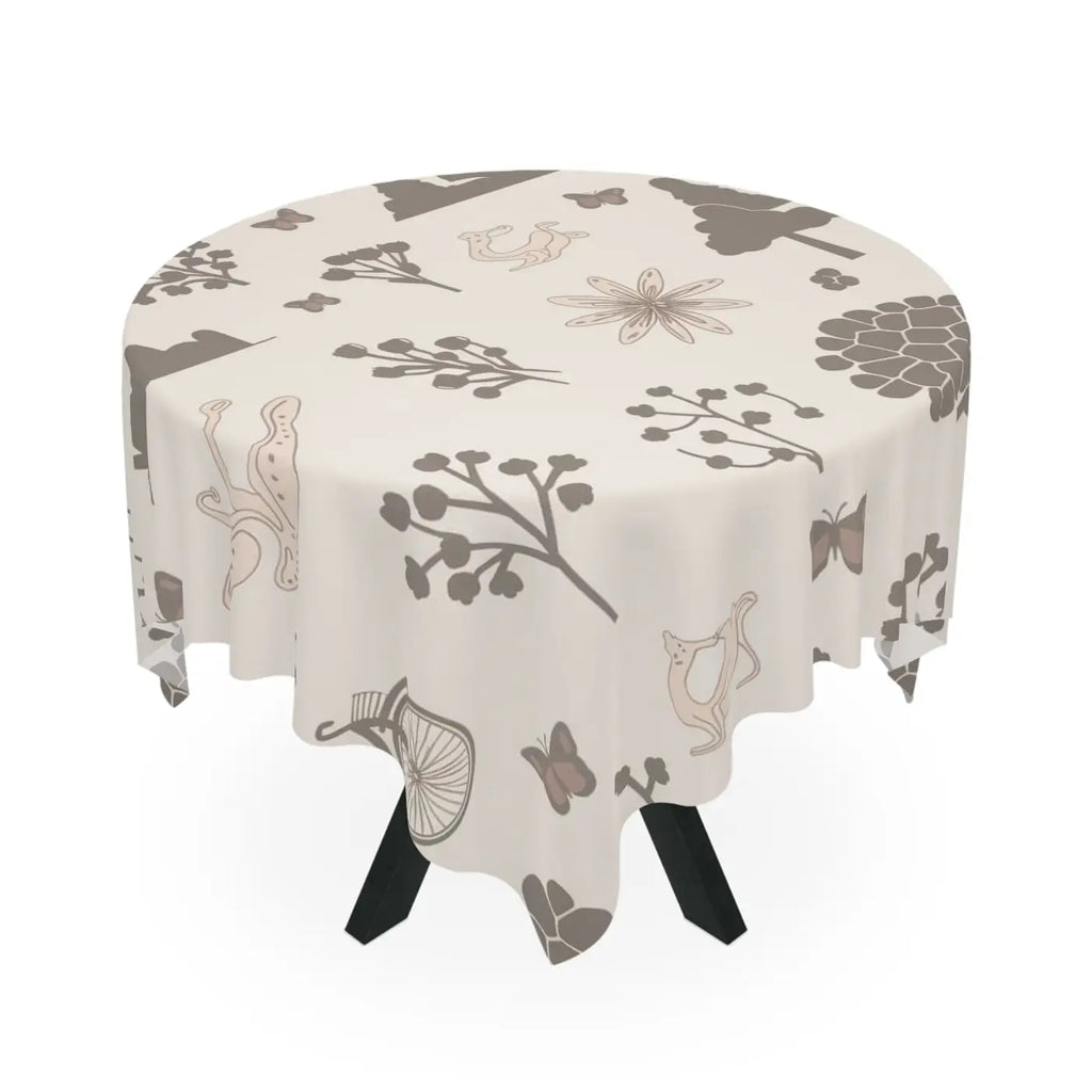 Natures Beauty Tablecloth - One Sided Print Design - DipaliZ