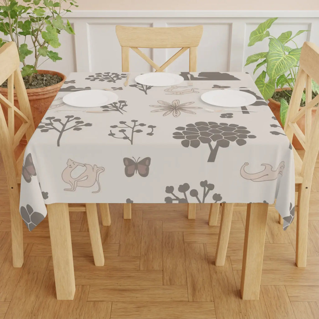 Natures Beauty Tablecloth - One Sided Print Design - DipaliZ