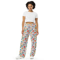 Wide Leg Pants and Cozy Pajama Set - Spring Lounge - DipaliZ