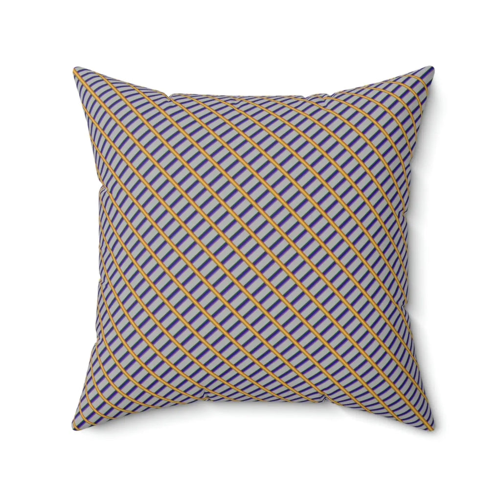 Polyester Square Pillow - Abstract Pattern Home Decor - DipaliZ