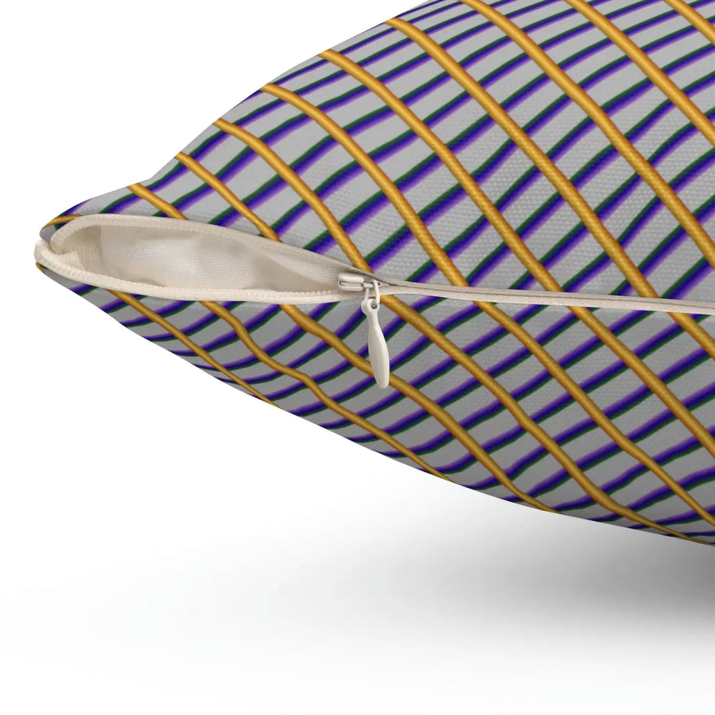 Polyester Square Pillow - Abstract Pattern Home Decor - DipaliZ