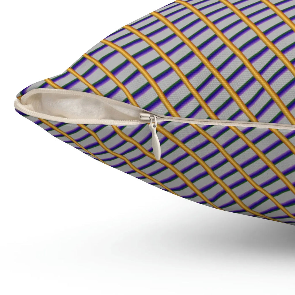 Polyester Square Pillow - Abstract Pattern Home Decor - DipaliZ
