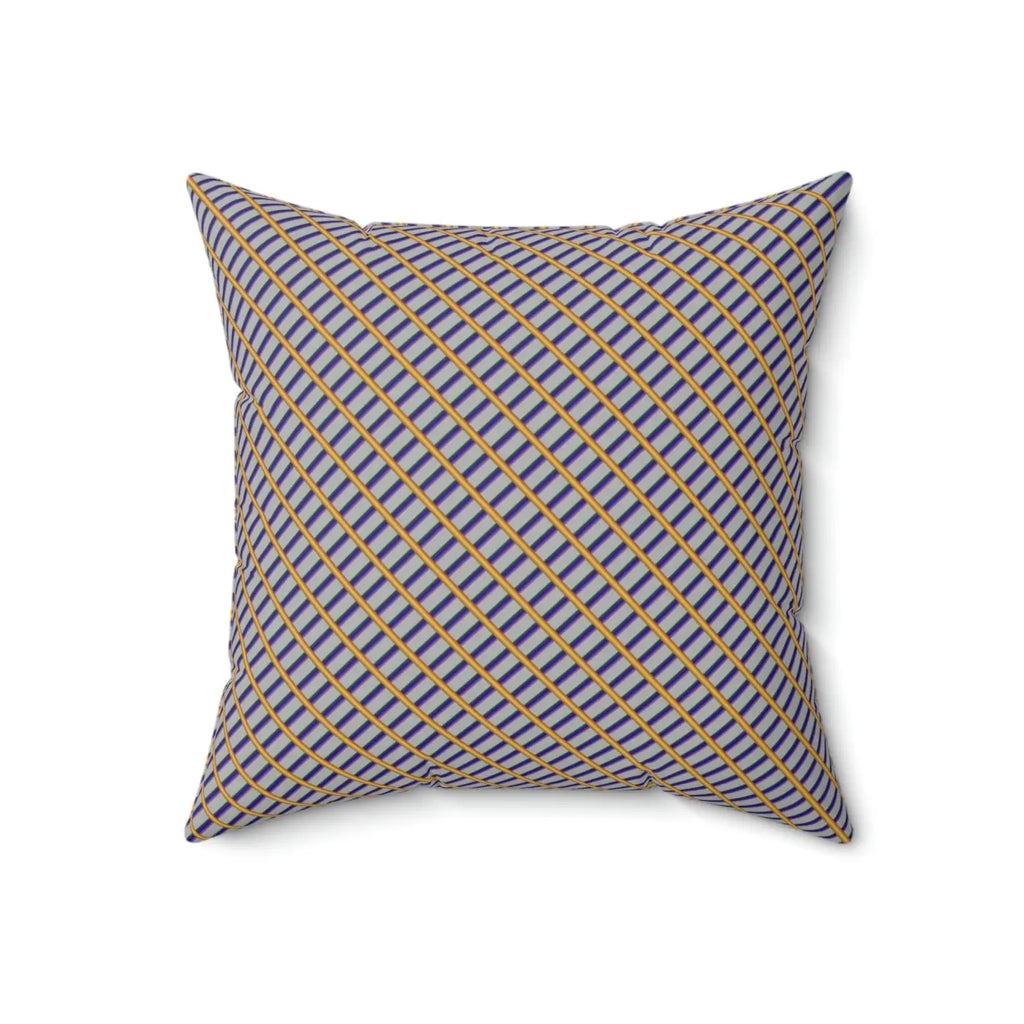 Polyester Square Pillow - Abstract Pattern Home Decor - DipaliZ