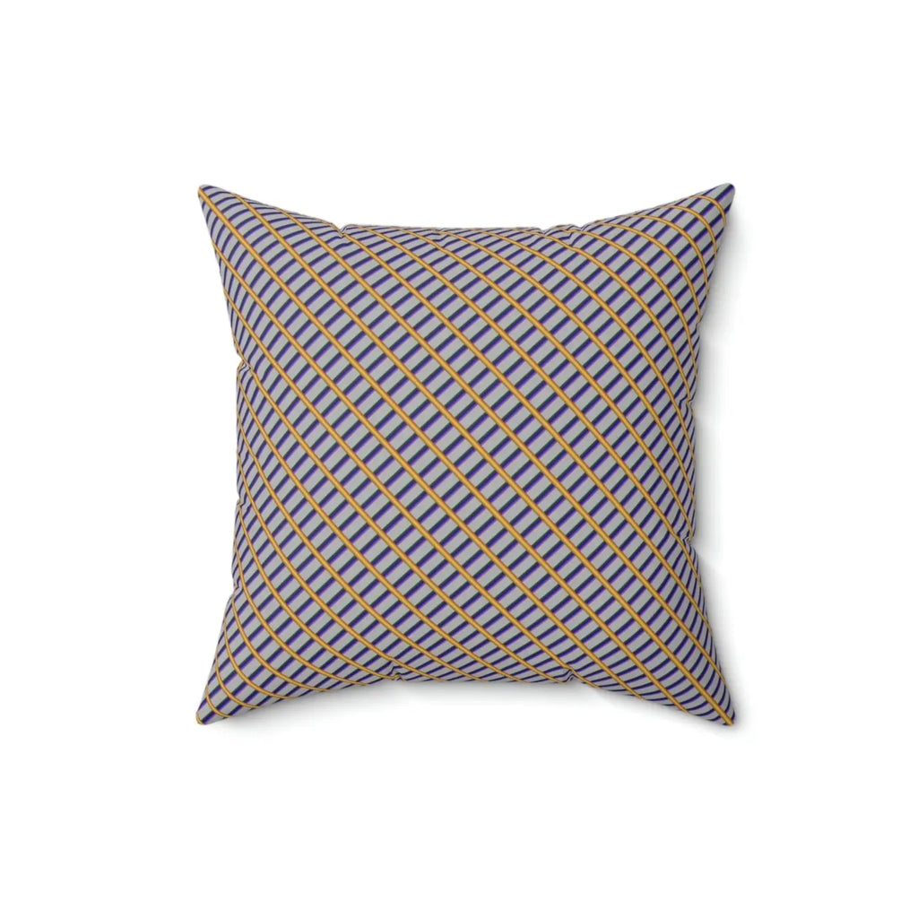 Polyester Square Pillow - Abstract Pattern Home Decor - DipaliZ