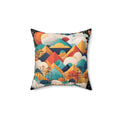 Spun Polyester Square Pillow - Magic Design Decor - DipaliZ