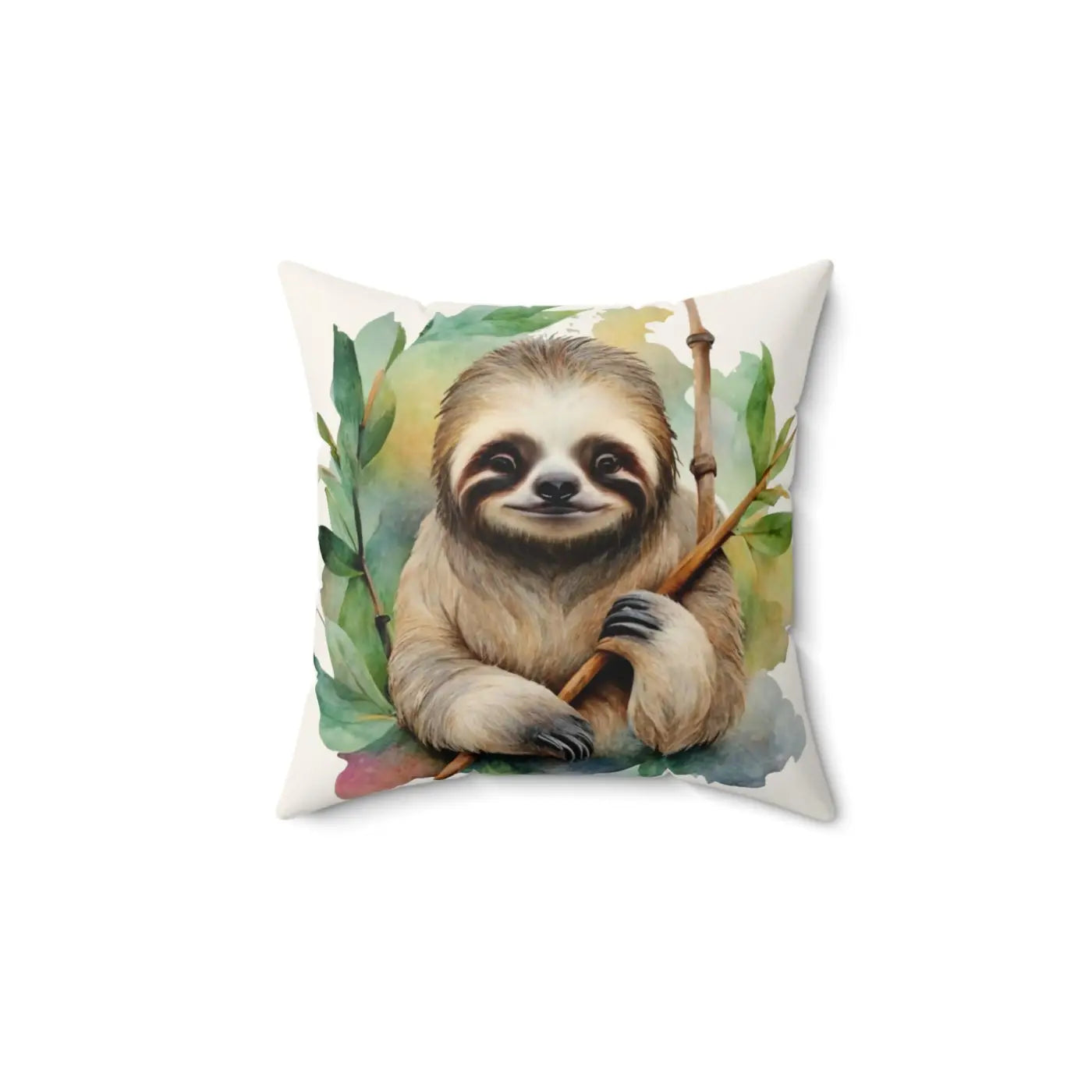 Spun Polyester Square Pillow - Cozy Home Decor - DipaliZ