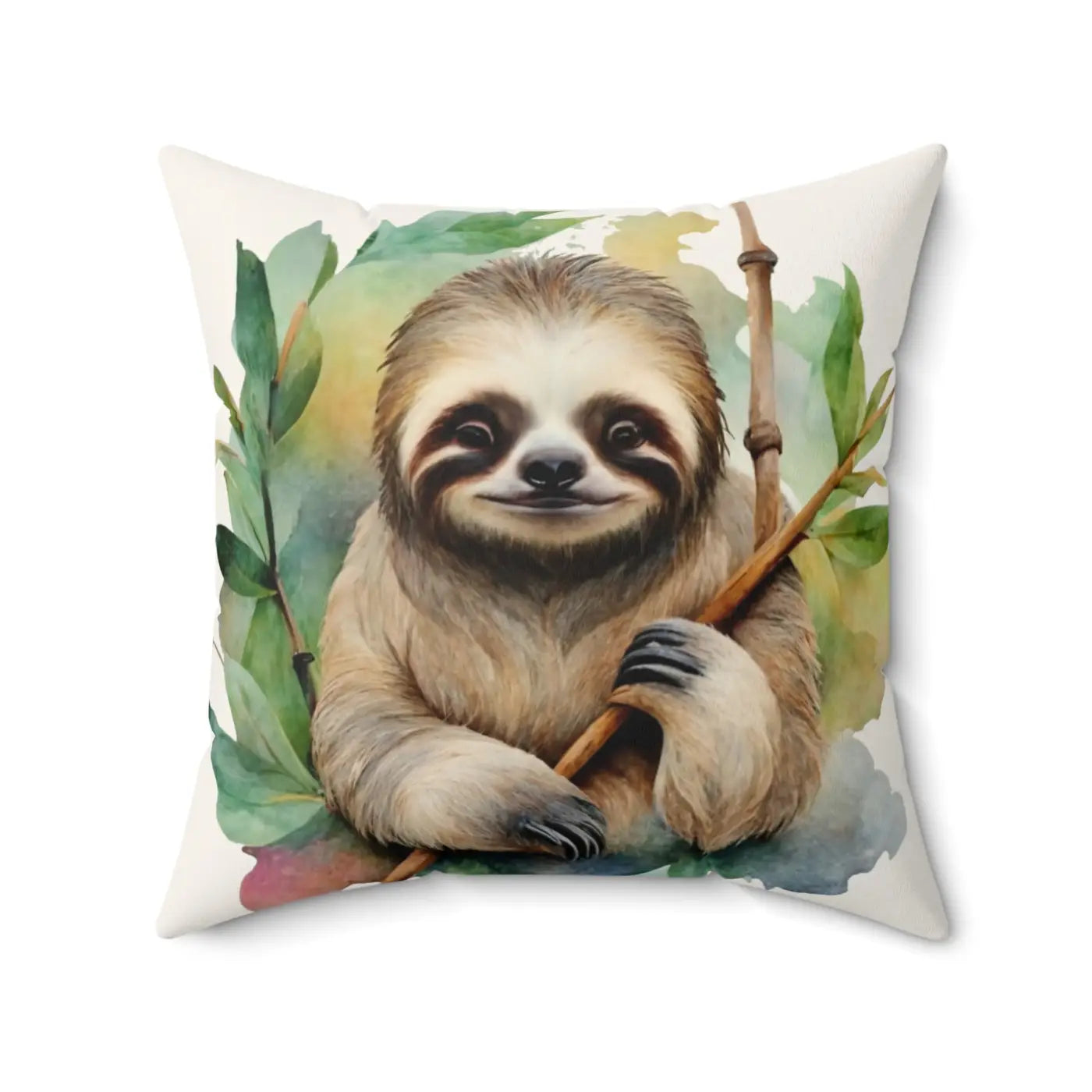 Spun Polyester Square Pillow - Cozy Home Decor - DipaliZ