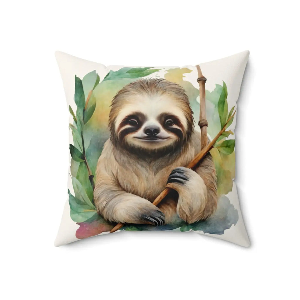 Spun Polyester Square Pillow - Cozy Home Decor - DipaliZ