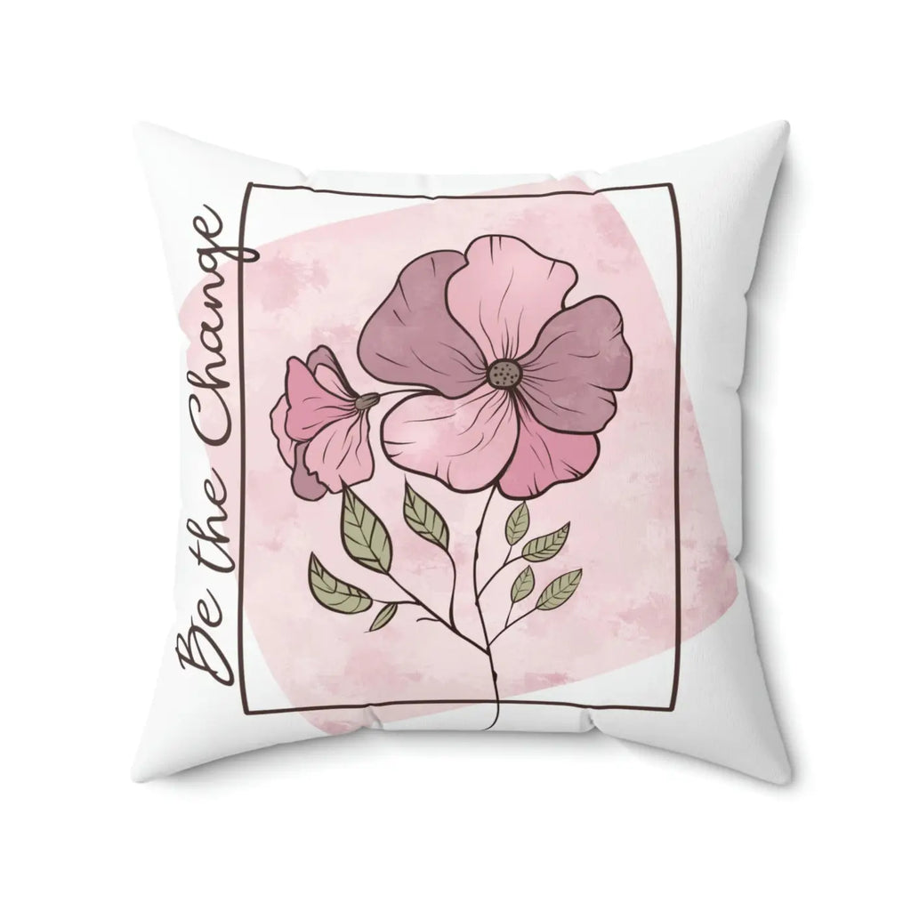 Bold Spun Polyester Square Pillow - Room Refresh Decor - DipaliZ