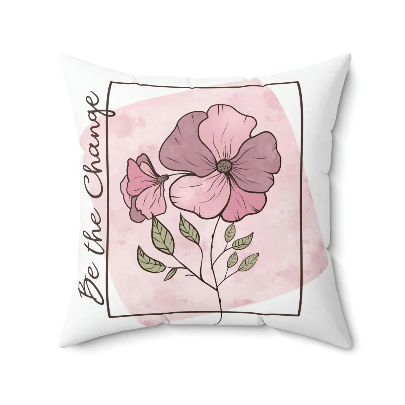 Bold Spun Polyester Square Pillow - Room Refresh Decor - DipaliZ