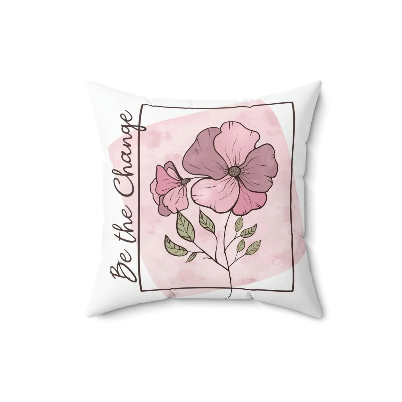 Bold Spun Polyester Square Pillow - Room Refresh Decor - DipaliZ