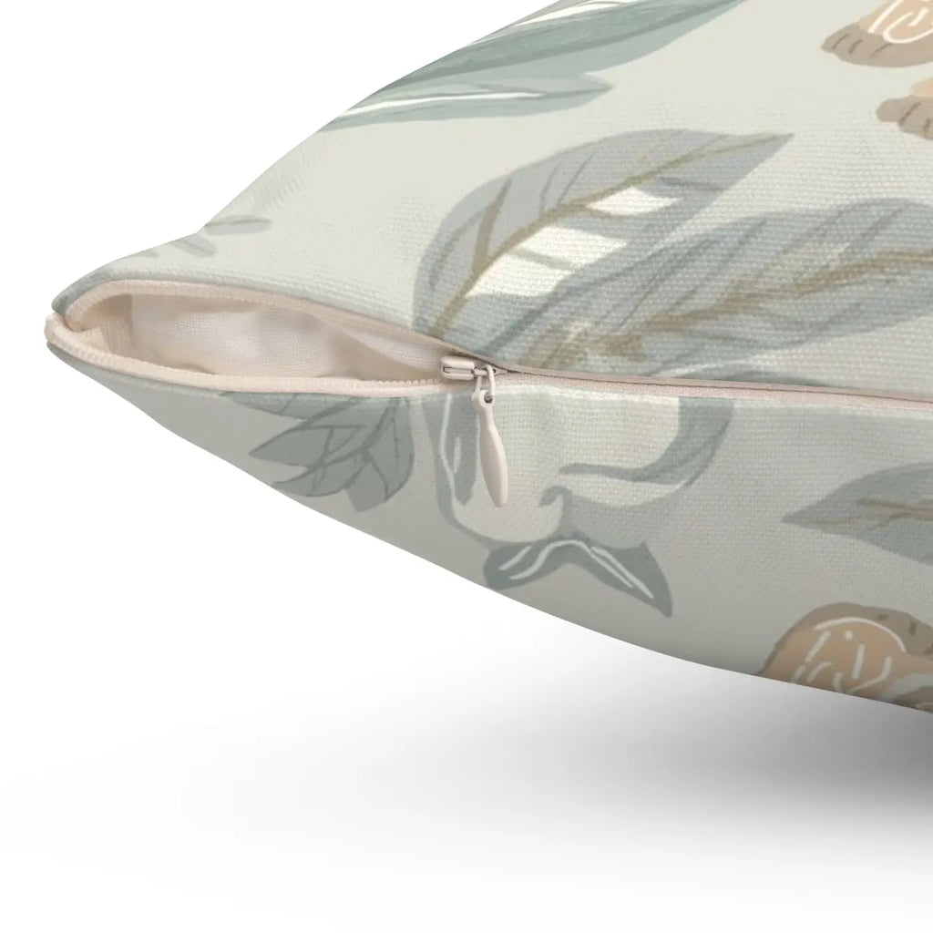 Fox Throw Pillow - Wild Drawing Polyester Design - DipaliZ
