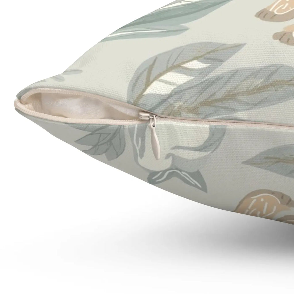 Fox Throw Pillow - Wild Drawing Polyester Design - DipaliZ