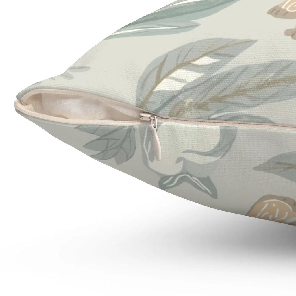 Fox Throw Pillow - Wild Drawing Polyester Design - DipaliZ