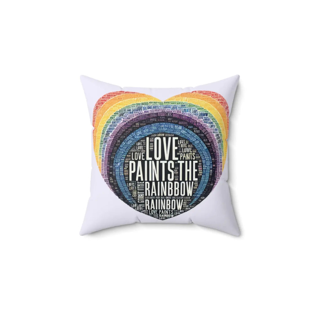 Spun Polyester Square Pillow - Chic Couch Comfort - DipaliZ