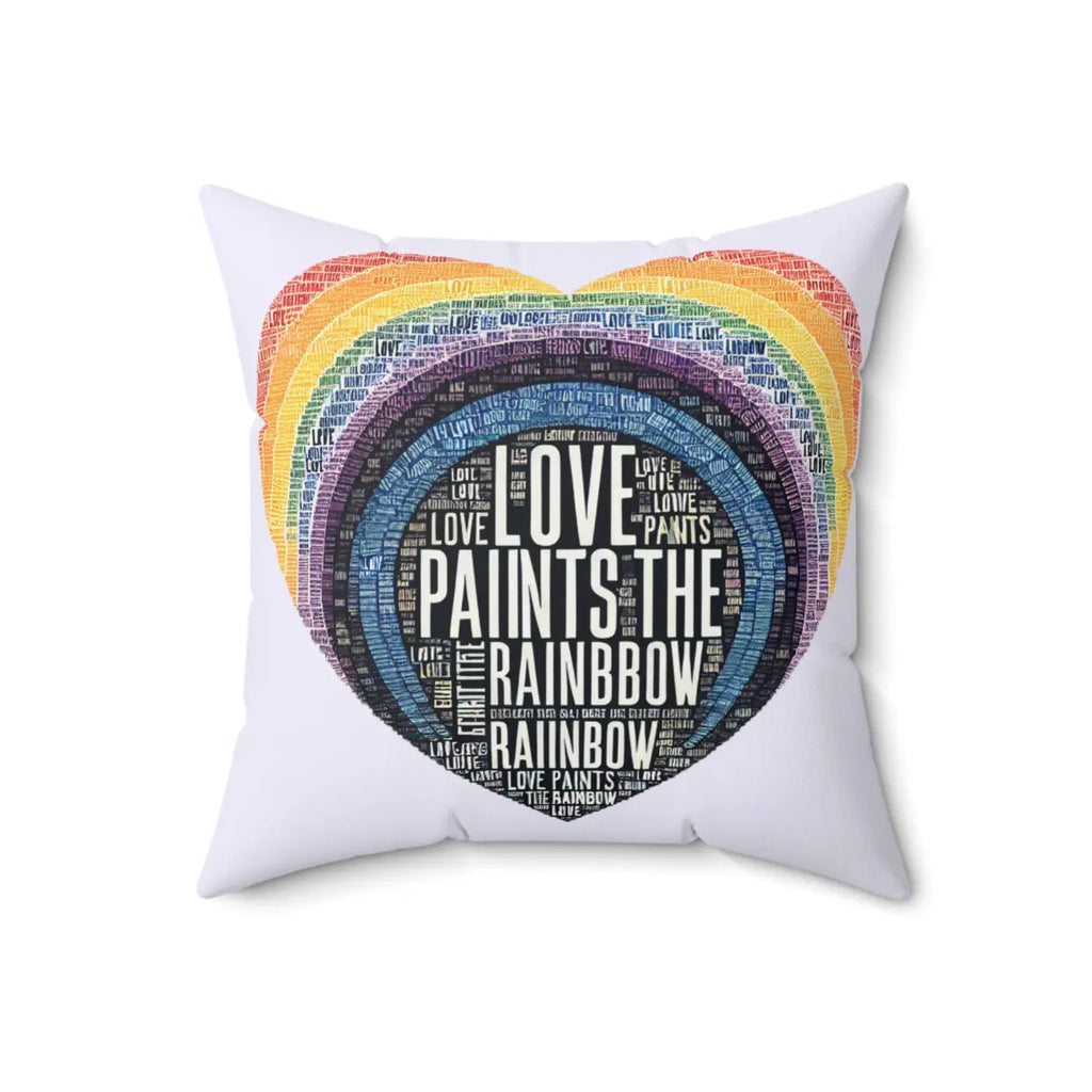 Spun Polyester Square Pillow - Chic Couch Comfort - DipaliZ