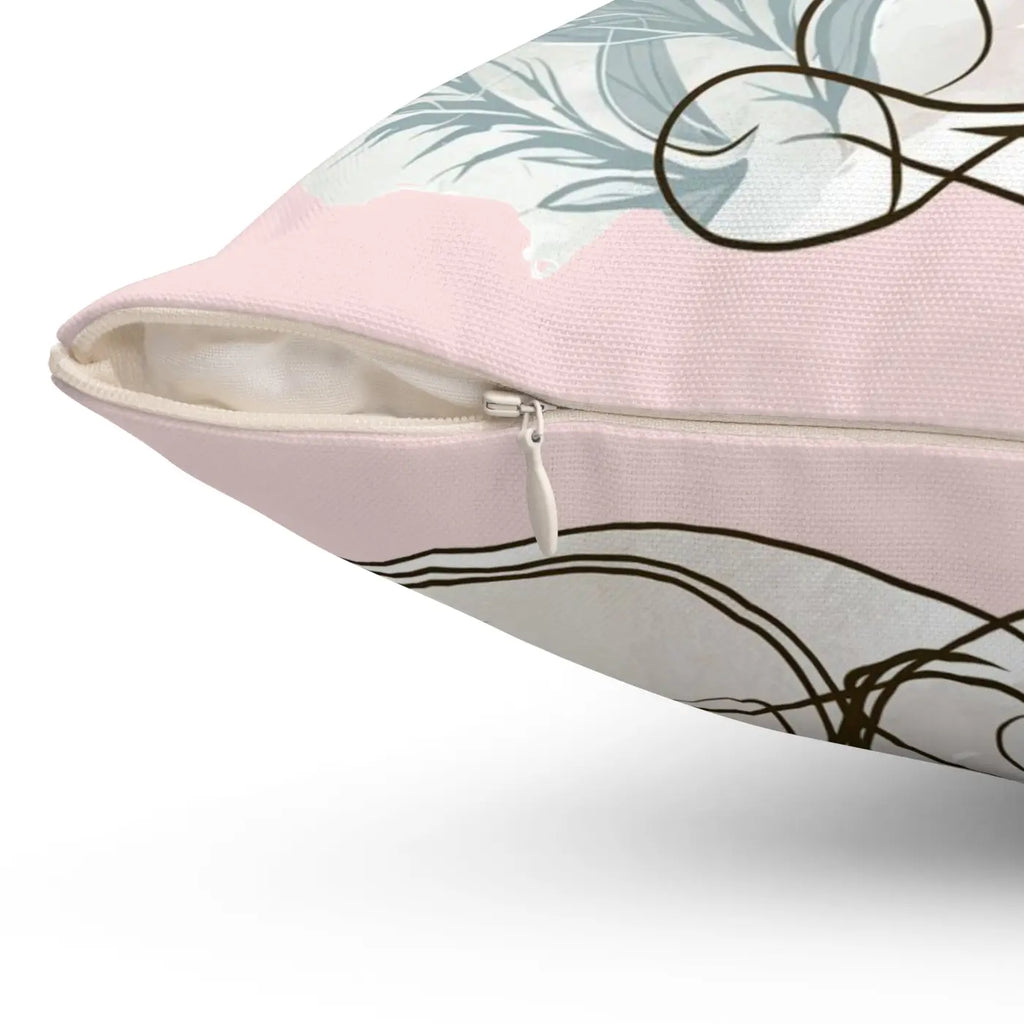 Purrfectly Plush Cat Spun Polyester Square Pillow - DipaliZ