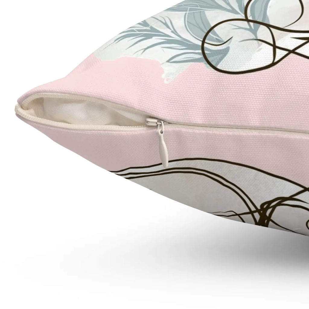 Purrfectly Plush Cat Spun Polyester Square Pillow - DipaliZ