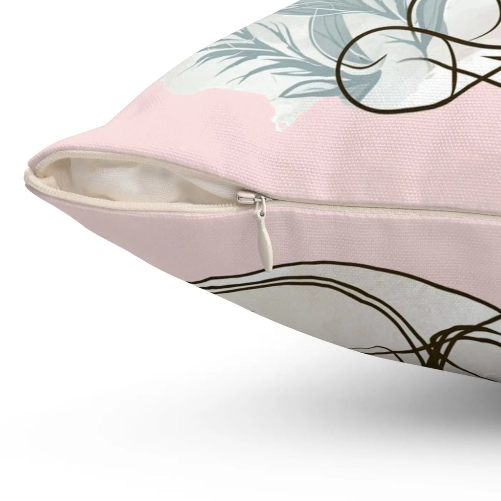Purrfectly Plush Cat Spun Polyester Square Pillow - DipaliZ