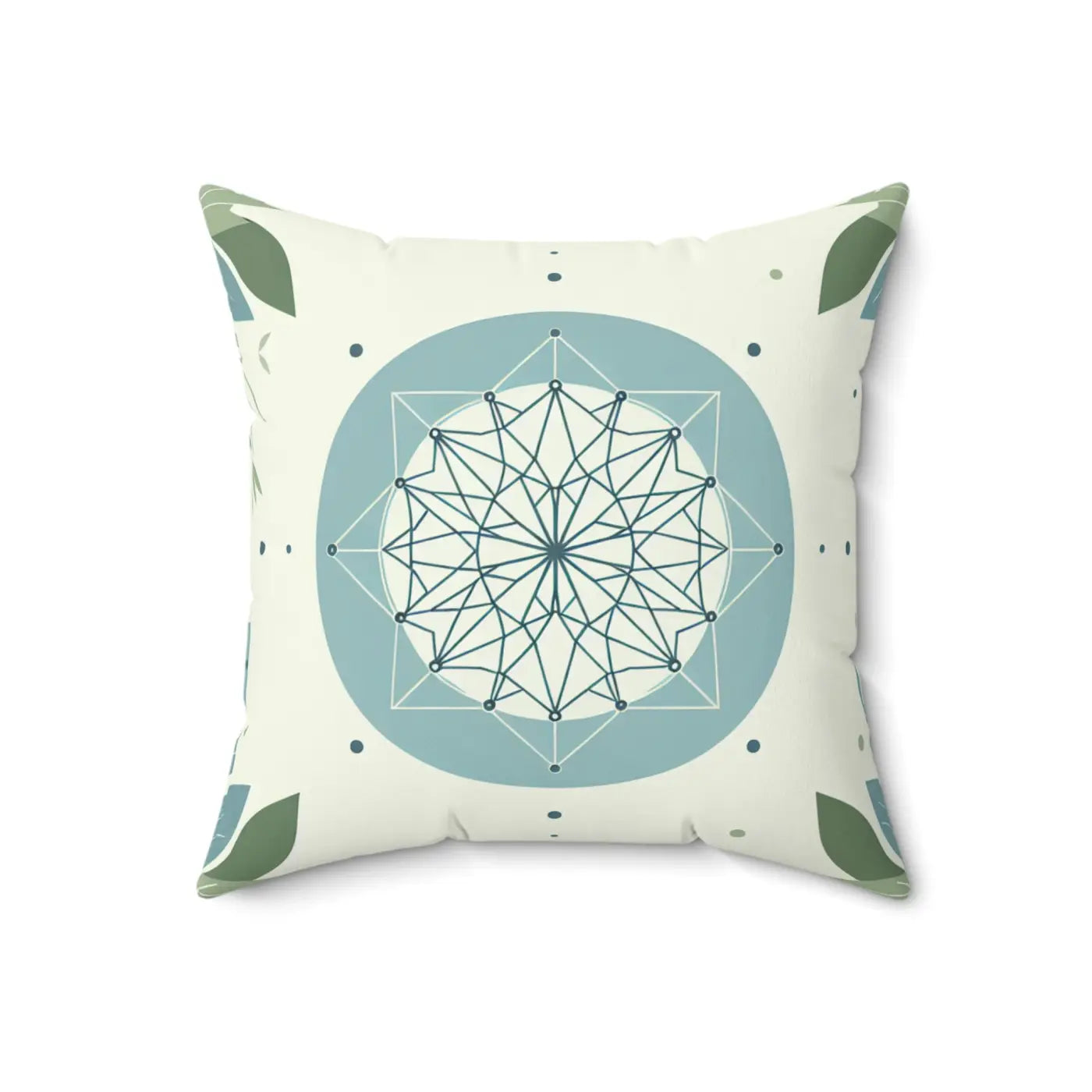 Spun Polyester Square Pillow - Minimalist Nature Design - DipaliZ