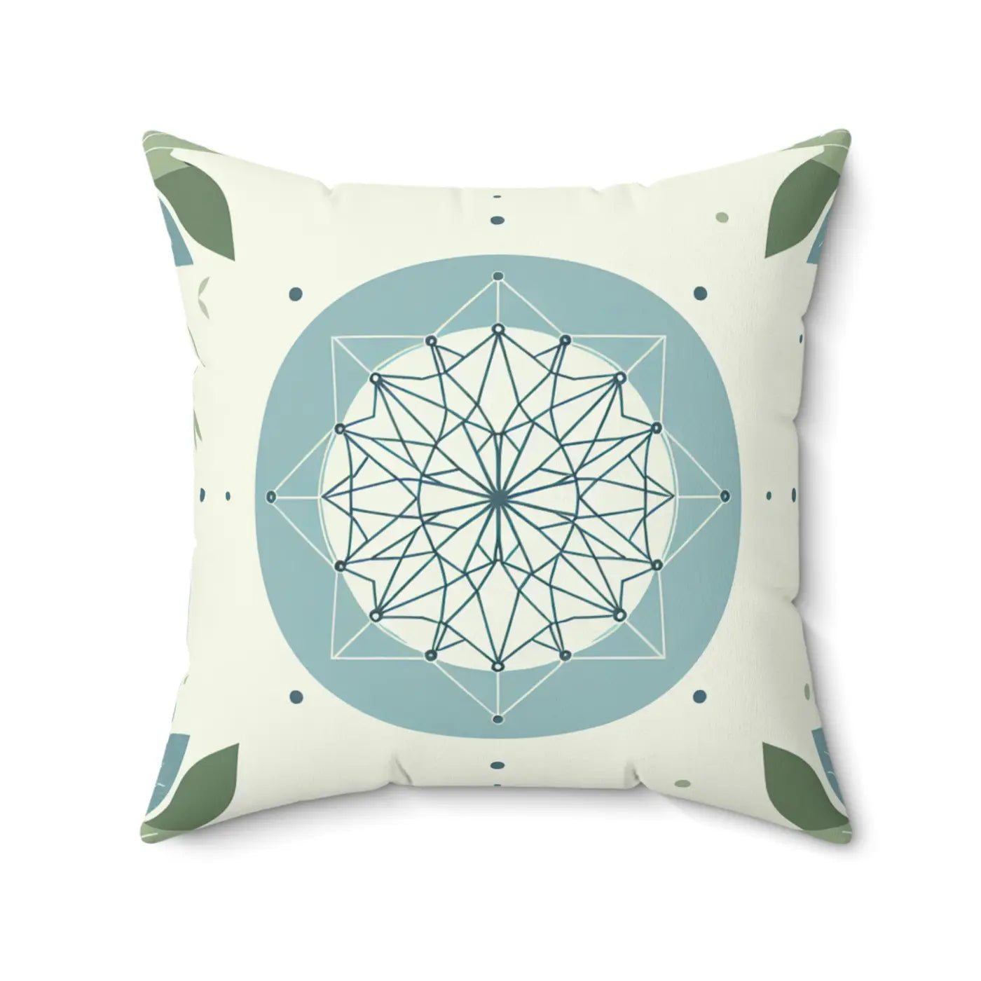 Spun Polyester Square Pillow - Minimalist Nature Design - DipaliZ