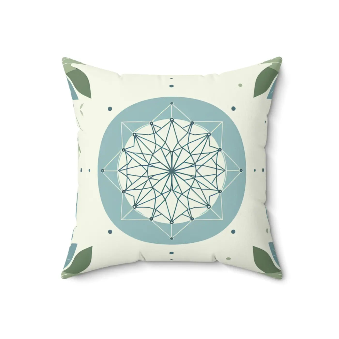 Spun Polyester Square Pillow - Minimalist Nature Design - DipaliZ