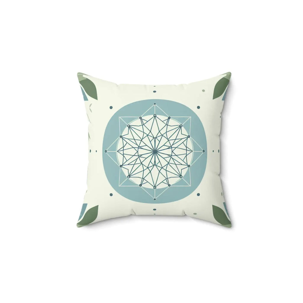 Spun Polyester Square Pillow - Minimalist Nature Design - DipaliZ