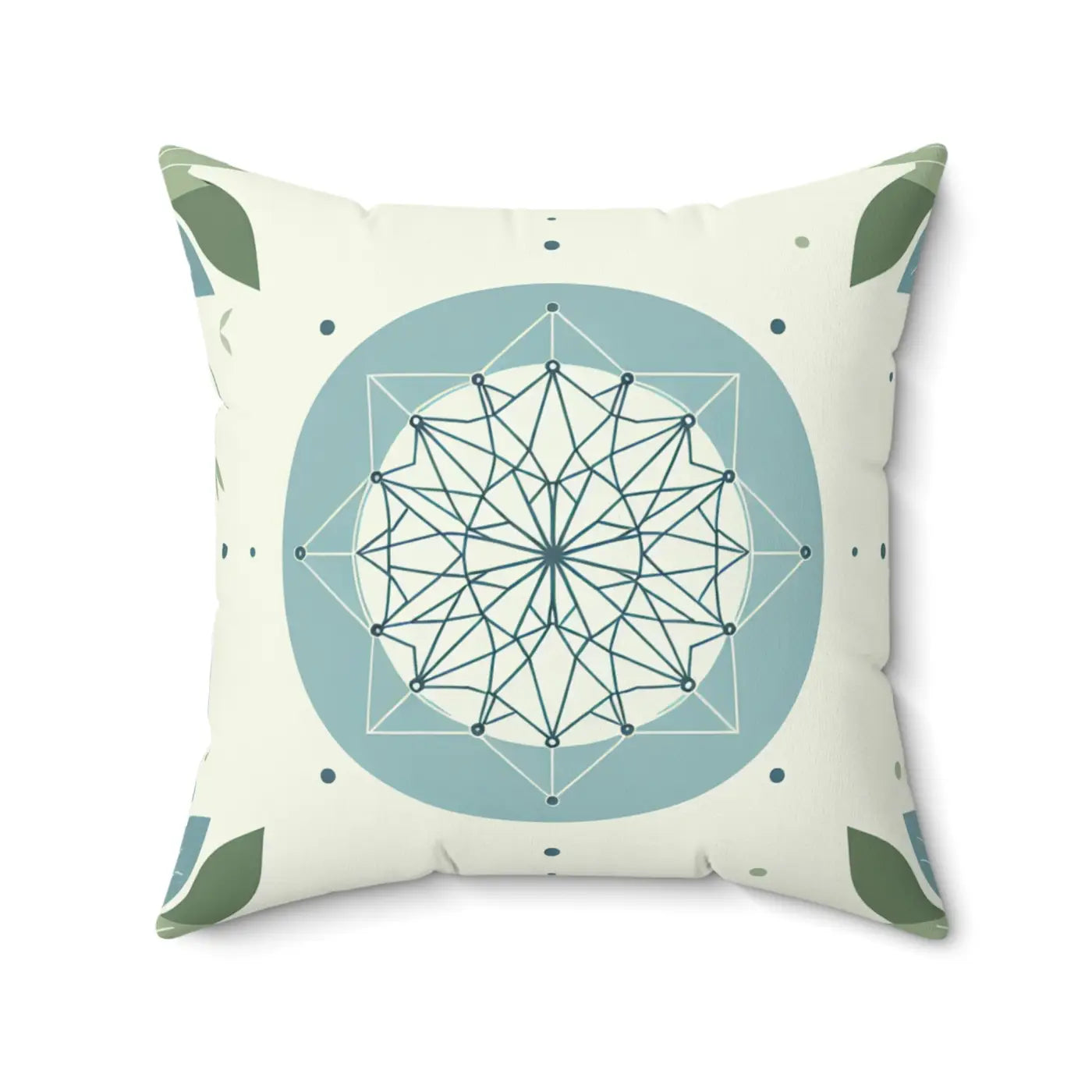 Spun Polyester Square Pillow - Minimalist Nature Design - DipaliZ