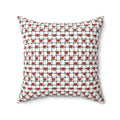 Polyester Square Pillow - Weaved Background Comfort - DipaliZ