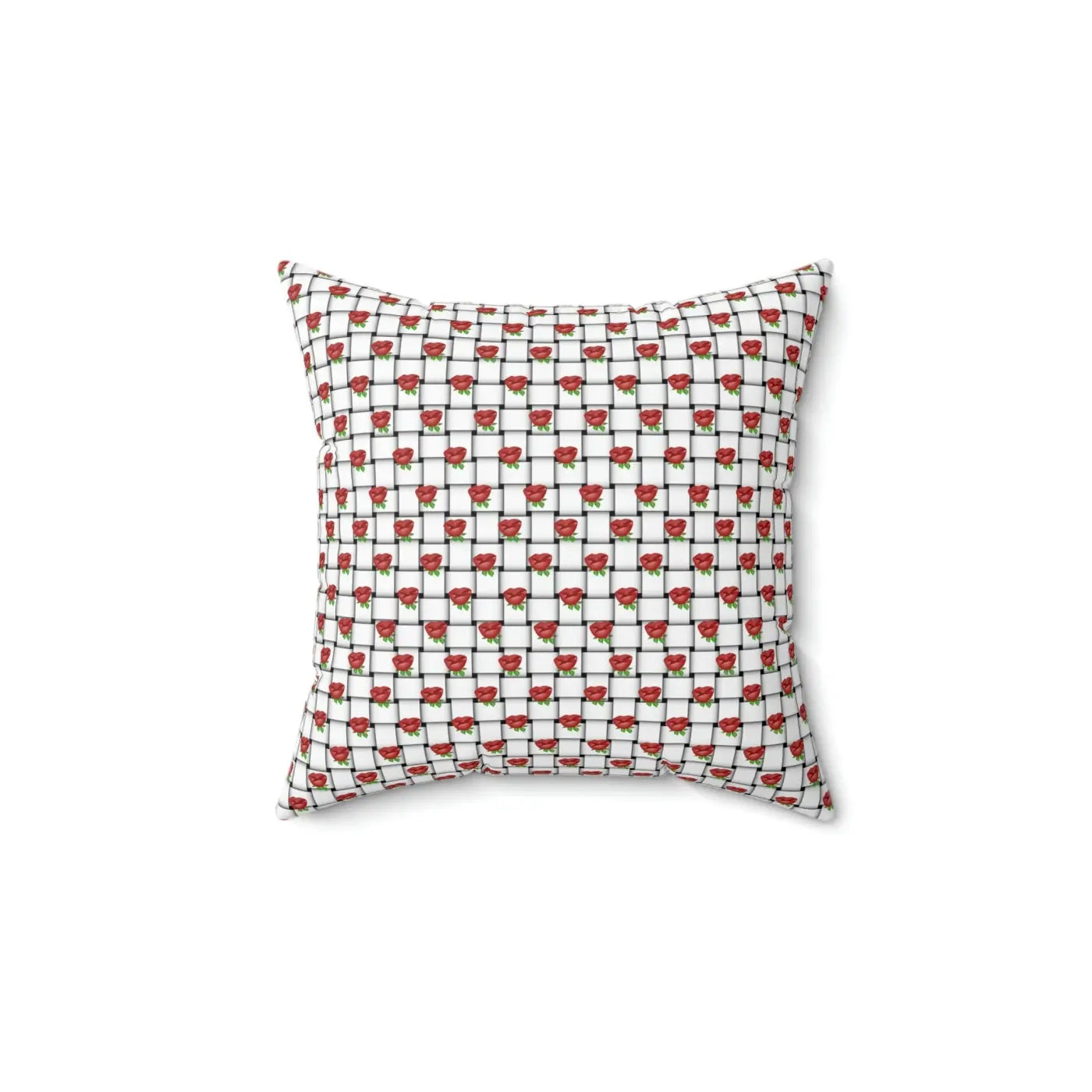 Polyester Square Pillow - Weaved Background Comfort - DipaliZ