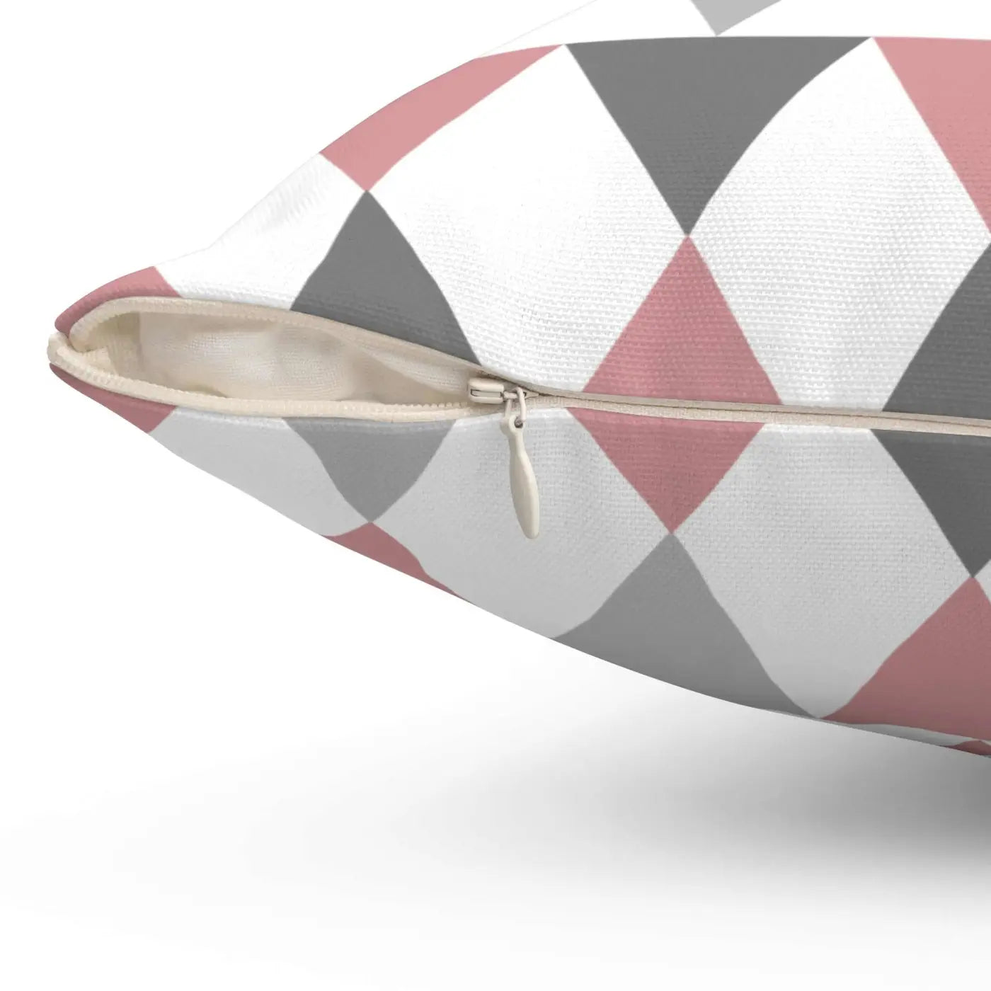 Polyester Square Pillow - Bold Geometric Design - DipaliZ