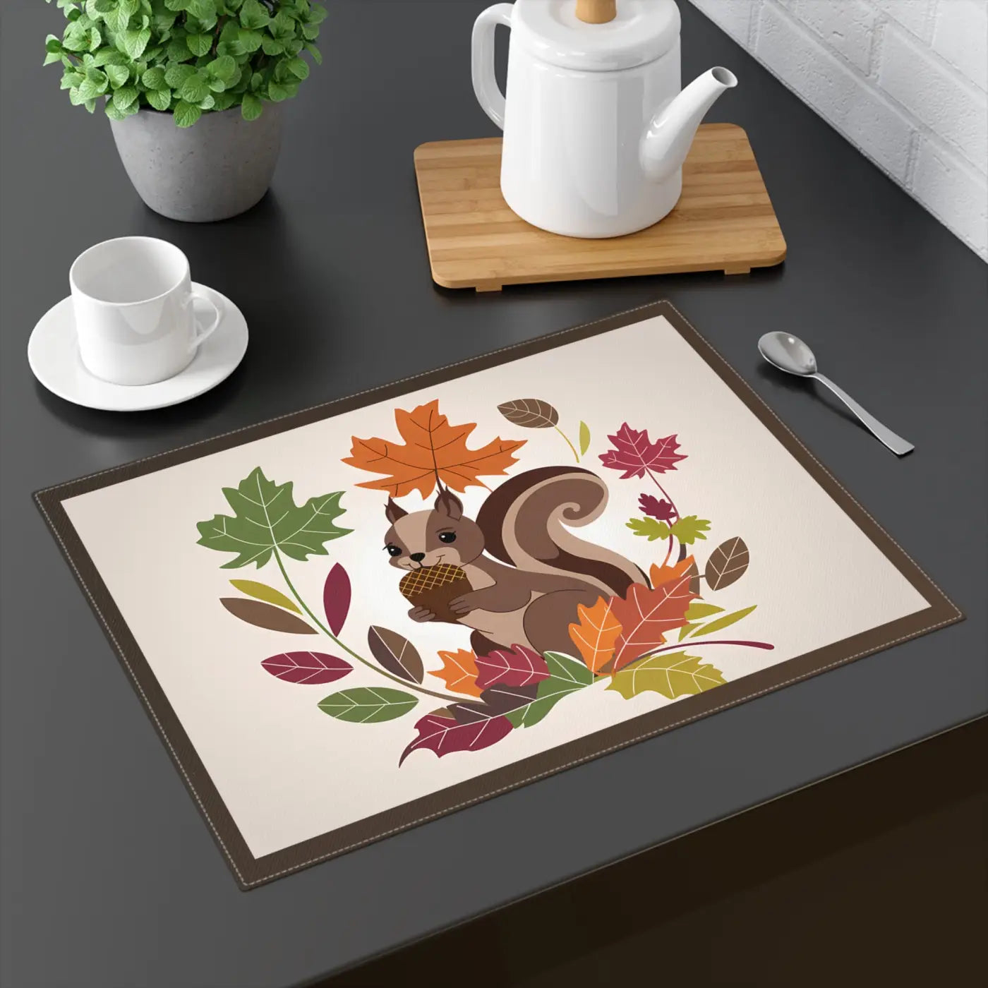 Acorn Nut Placemats - Jolly Fall Vibes for Your Table - DipaliZ