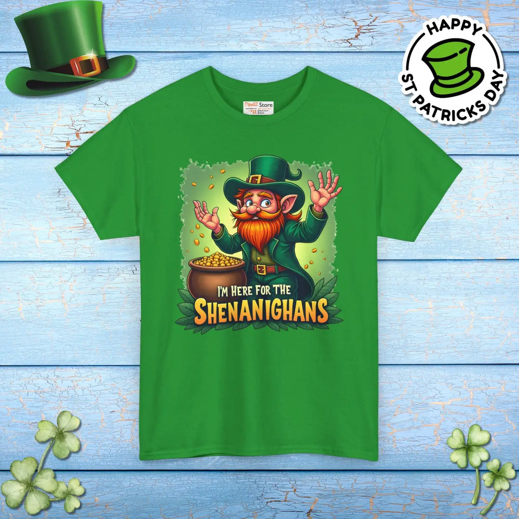 Rock St Patrick Heavy Cotton Tee - Shenanigans Everyday Style - DipaliZ