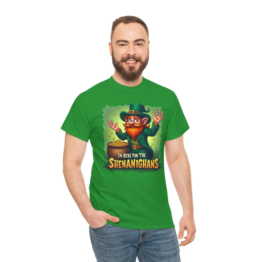 Rock St Patrick Heavy Cotton Tee - Shenanigans Everyday Style - DipaliZ