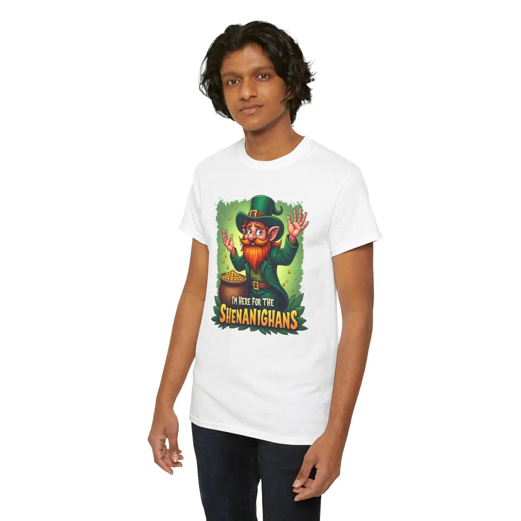Rock St Patrick Heavy Cotton Tee - Shenanigans Everyday Style - DipaliZ
