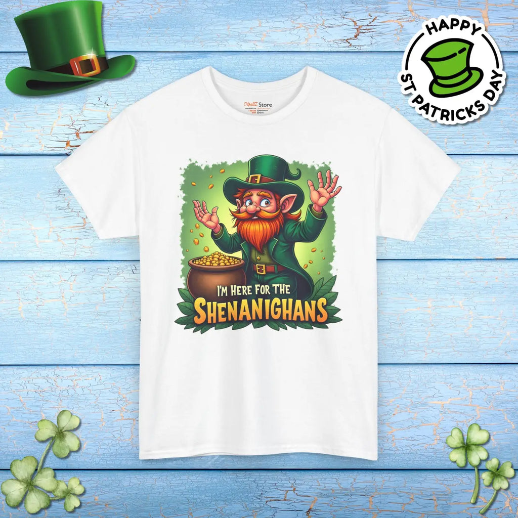 Rock St Patrick Heavy Cotton Tee - Shenanigans Everyday Style - DipaliZ