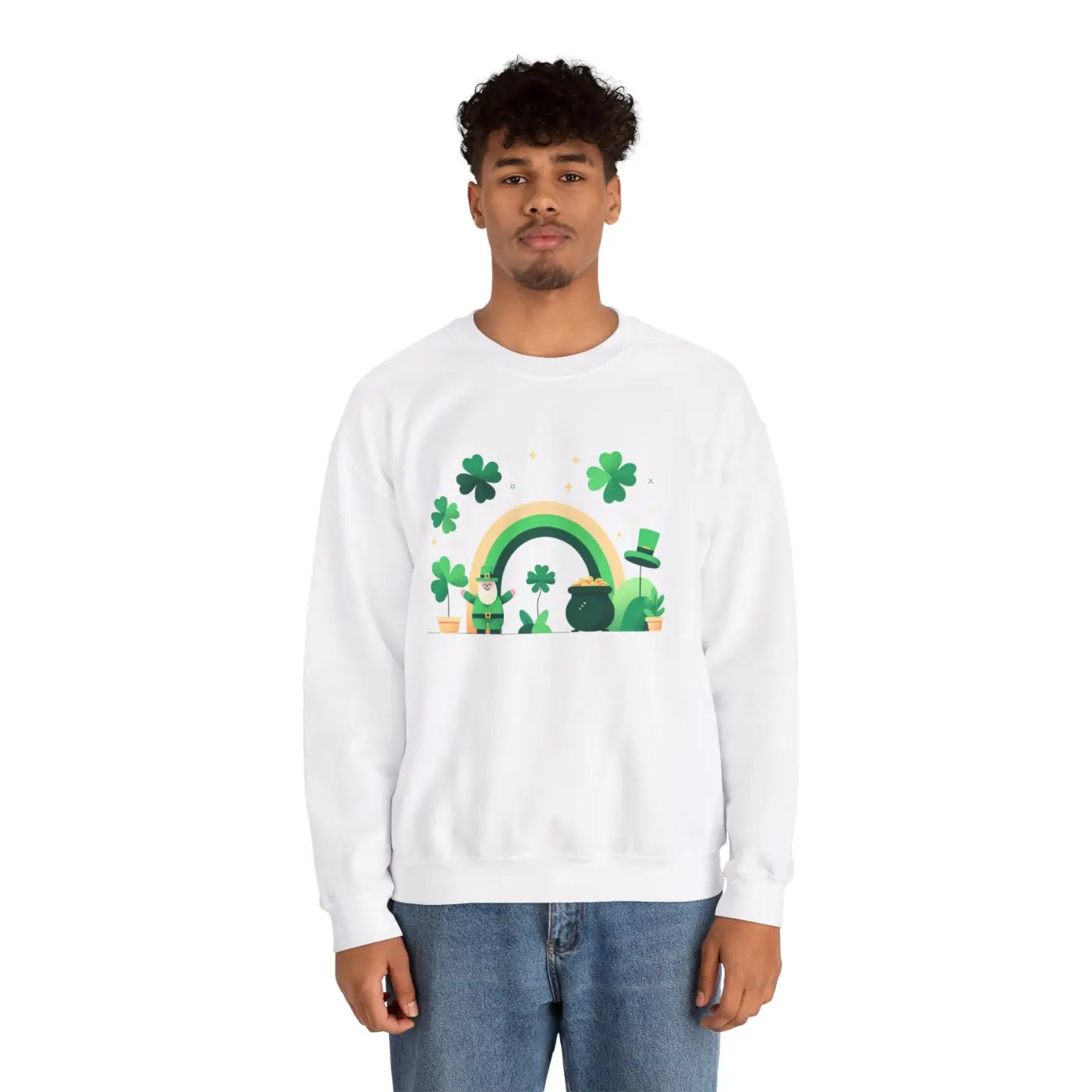 Lucky Irish Unisex Crewneck - Patrick's Day Heavy Blend™ - DipaliZ